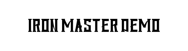 Iron Master Demo  Fuentes Gratis Descargar