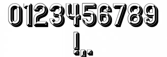 Iron Regular Font OTHER CHARS