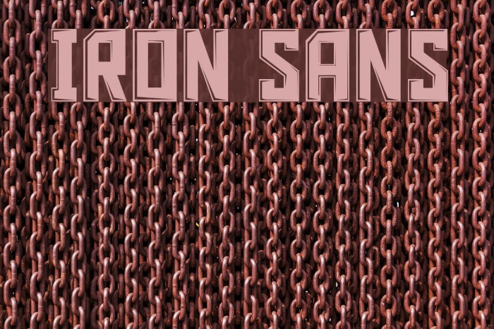 Iron Sans Font examples