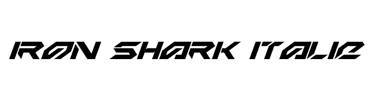 Iron Shark Italic  नि: शुल्क फ़ॉन्ट्स डाउनलोड