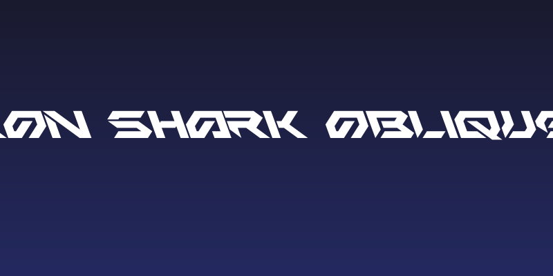 Iron Shark Oblique Social Header