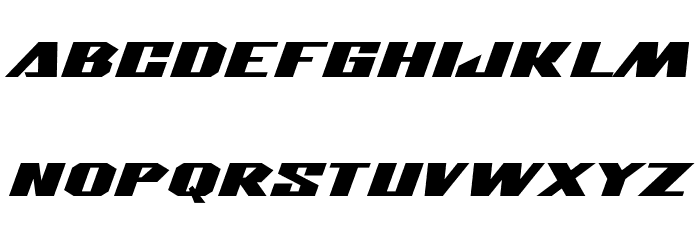 IronBridge Font LOWERCASE