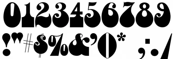 IronButterfly HM Font Alte caractere