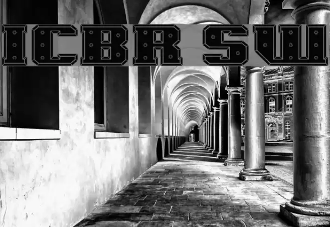 IronCladBoltedRaised SW Schriftart examples