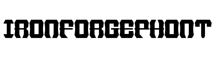 IronForgePhont  免费字体下载
