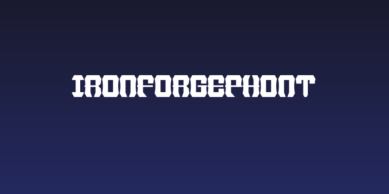 IronForgePhont Social Header