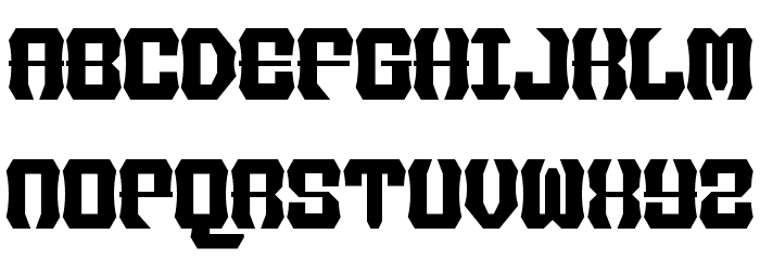 IronForgePhont Font LOWERCASE