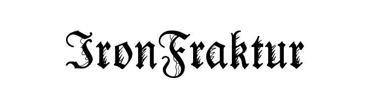IronFraktur Font