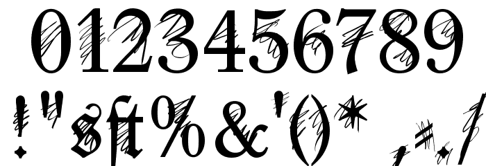 IronFraktur Font OTHER CHARS