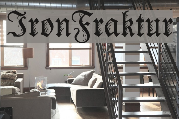 IronFraktur Font examples