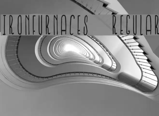 IronFurnaces-Regular Font examples