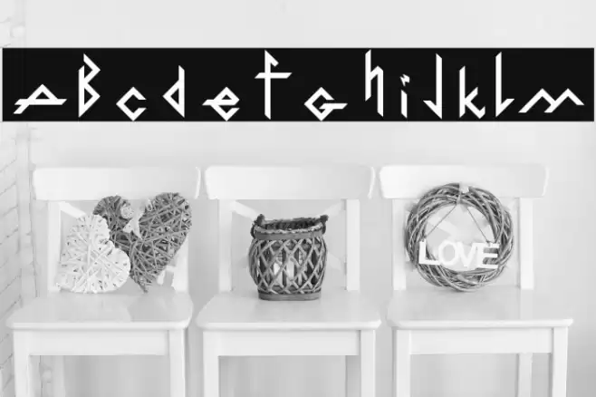 IronH Metall Ligth Font examples