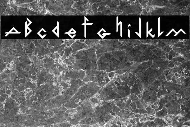 IronH Metall Ligth Font examples