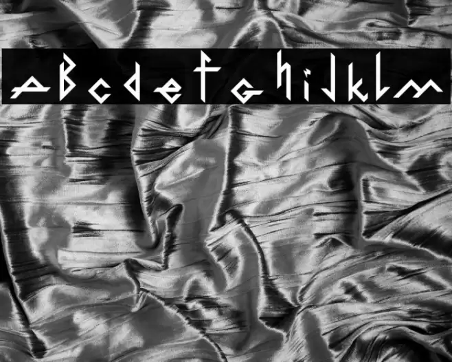 IronH Metall Ligth Font examples