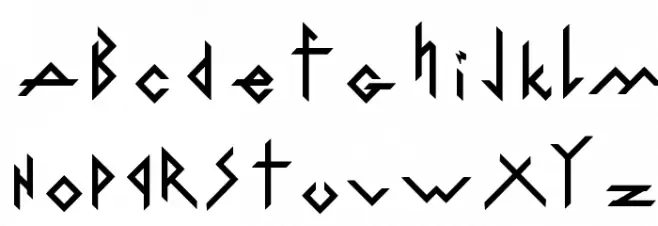 IronH Metall Ligth Schriftart Groß