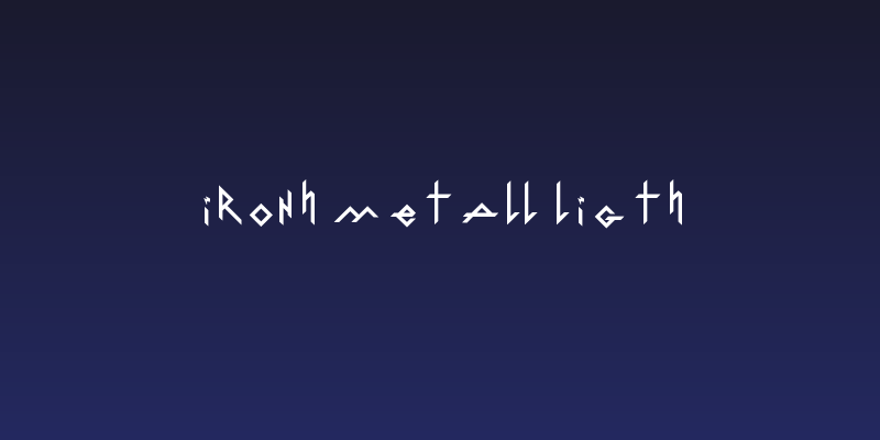 IronH Metall Ligth Social Header