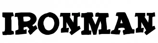 IronMan  Fuentes Gratis Descargar