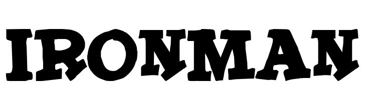 IronMan  font caratteri gratis