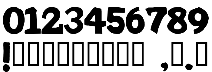 IronMan Font OTHER CHARS