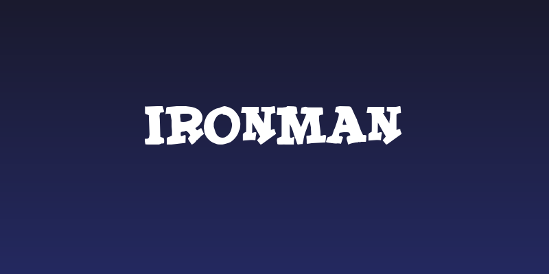 IronMan Social Header