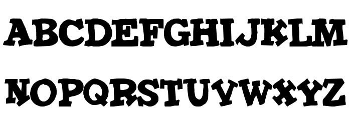 IronMan Font LOWERCASE
