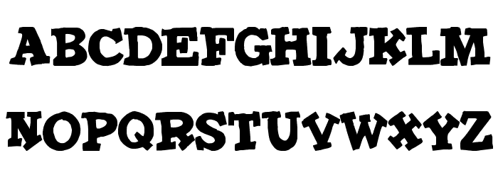 IronMan Font LOWERCASE