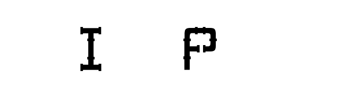 IronPipe  フリーフォントのダウンロード