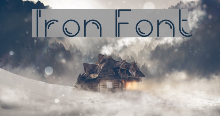 Iron Font examples