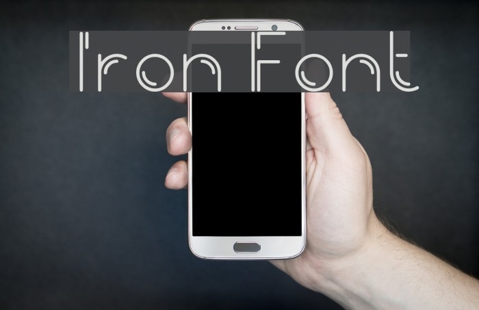 Iron Font examples