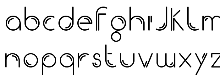 Iron Font LOWERCASE