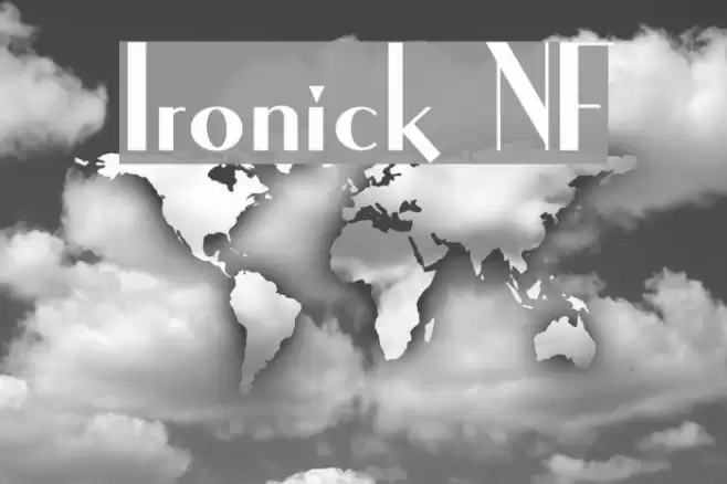 Ironick NF Font examples