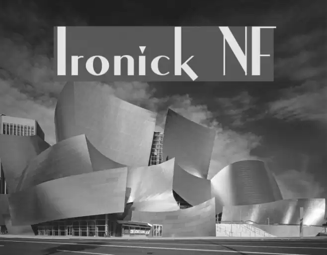 Ironick NF Font examples