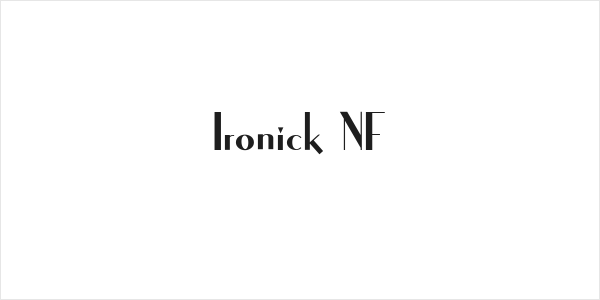 Ironick NF Logo