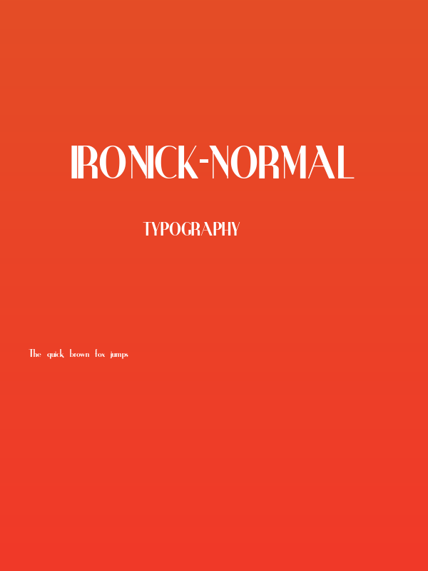 Ironick-Normal Poster
