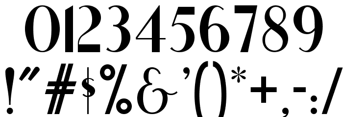 IronickNF Font OTHER CHARS