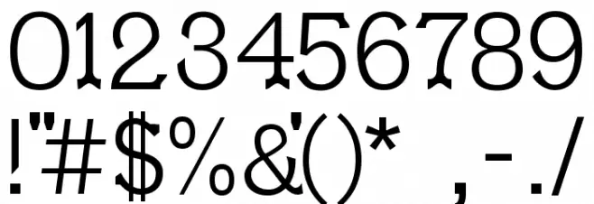 Ironworks Font OTHER CHARS