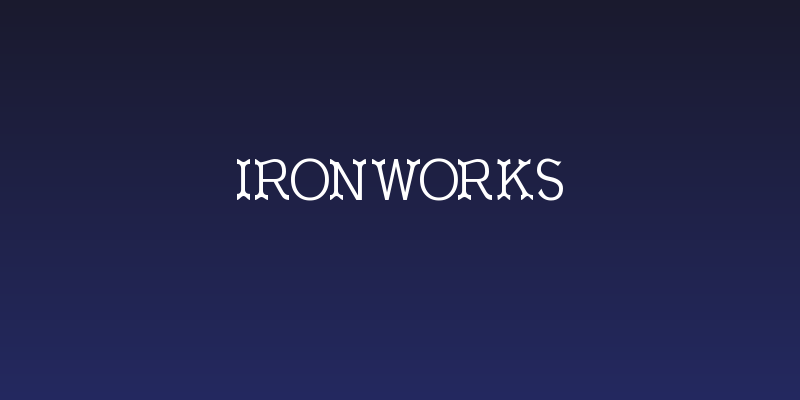 Ironworks Social Header