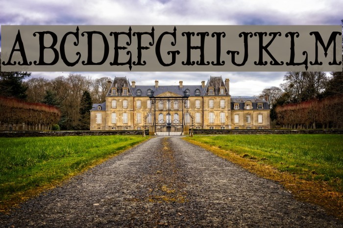 Ironworks!` Font examples