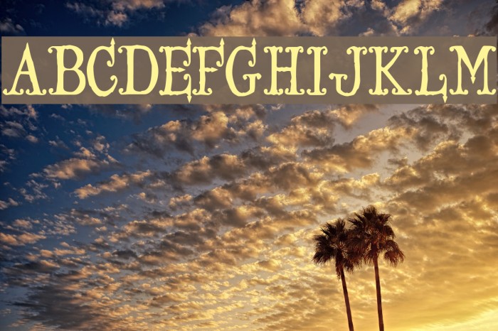 Ironworks!` Font examples
