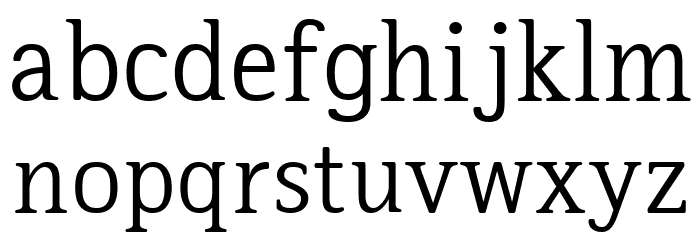 Iropke Batang Medium Font LOWERCASE