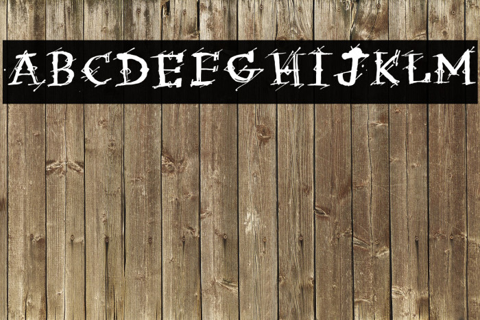 Irregular Ledger Regular Font examples