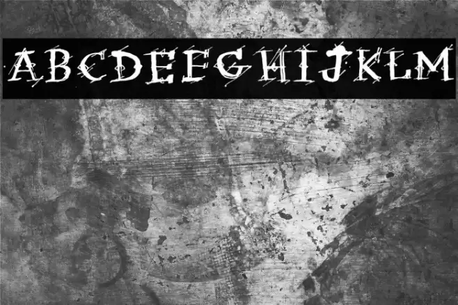 Irregular Ledger Regular Font examples