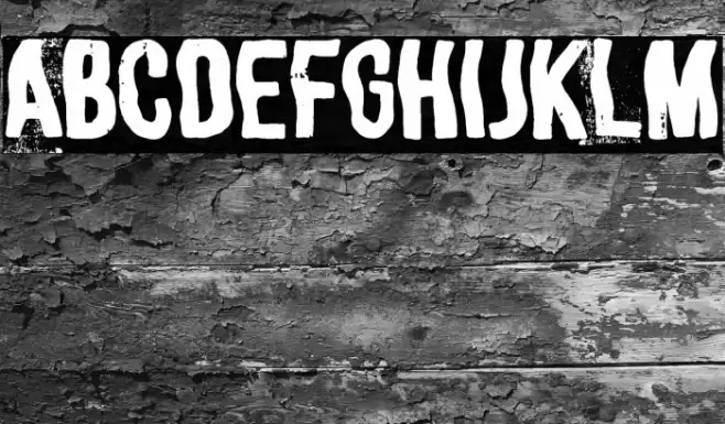 Irregular Poster Font examples