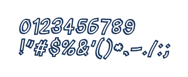 Irregular Tape Italic Other Characters