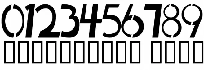 Irregular Urban Font OTHER CHARS