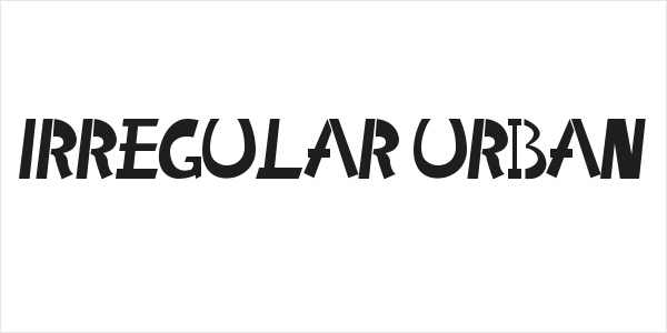 Irregular Urban Logo