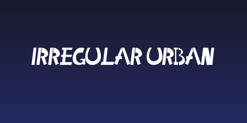 Irregular Urban Social Header