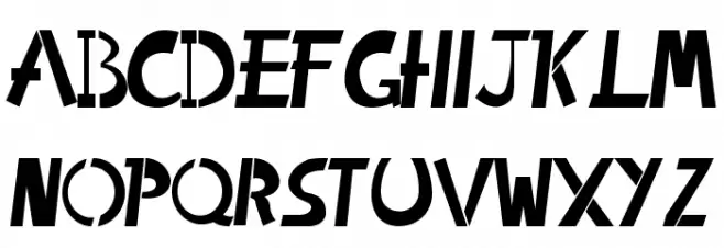 Irregular Urban 字体 小写