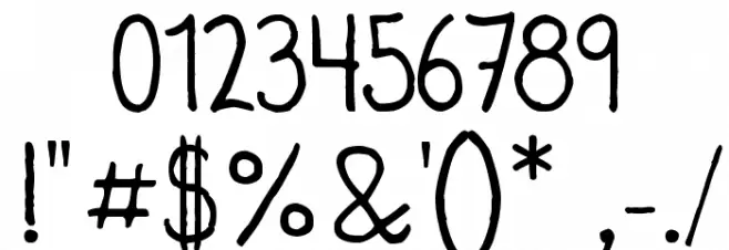 Irregularis Font OTHER CHARS