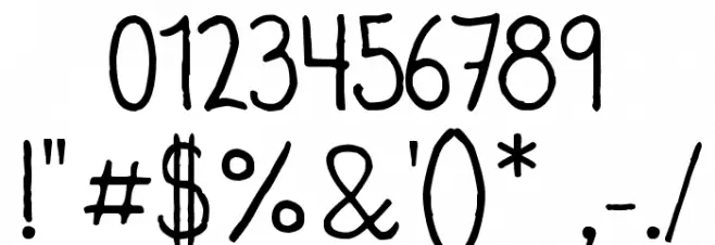 Irregularis Font OTHER CHARS